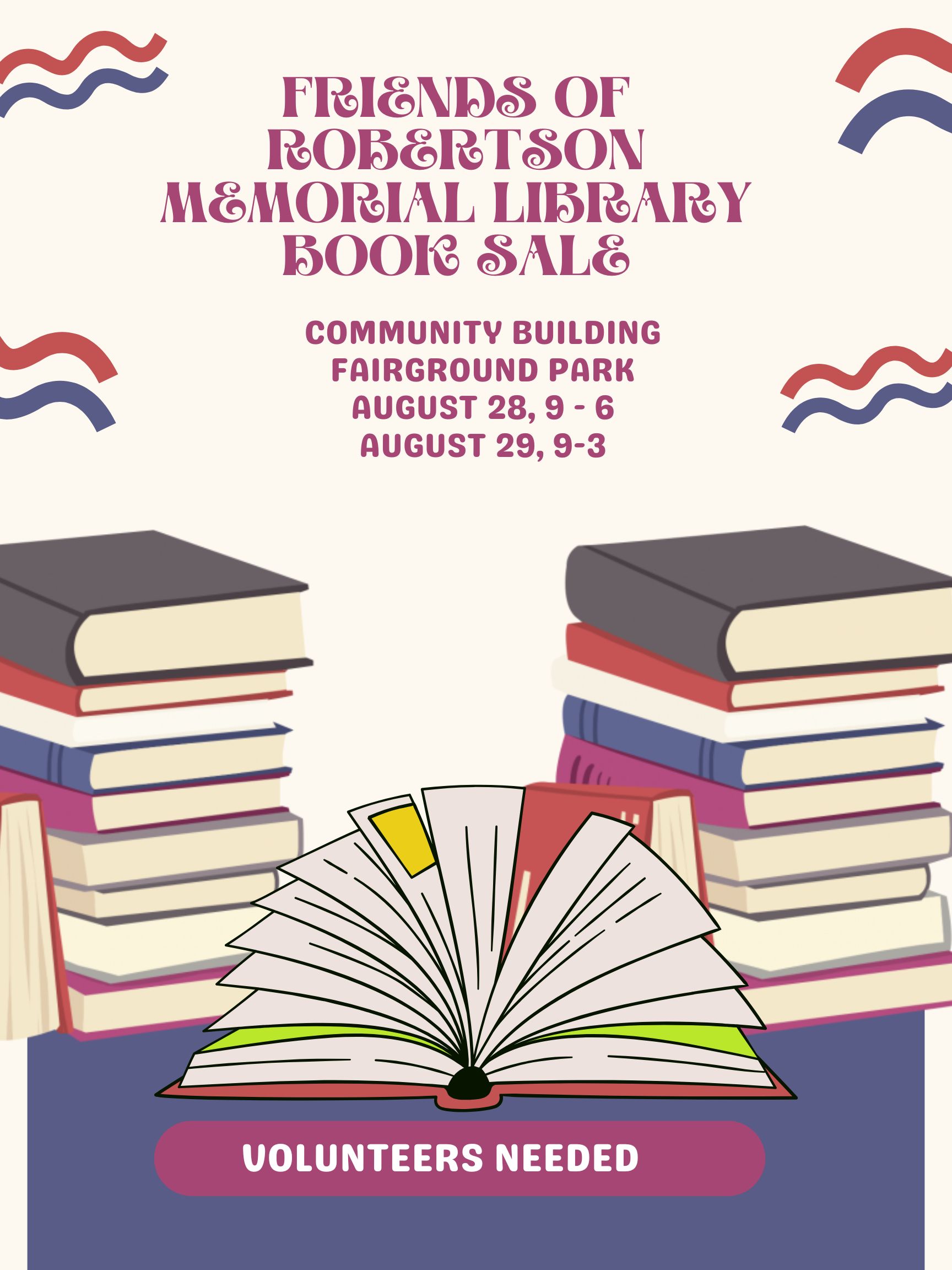 FRIENDS OF ROBERTSON MEMORIAL LIBRARY BOOK SALE.jpg